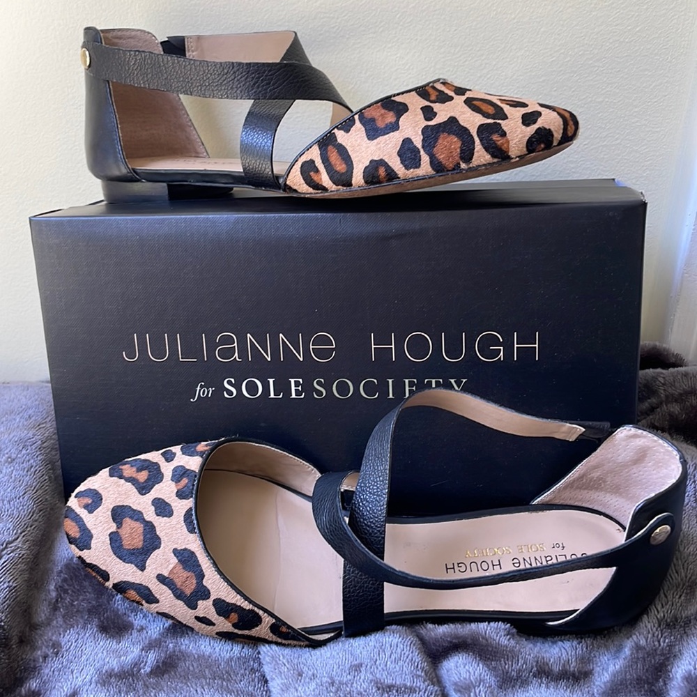 Sole Society “Ananda” Flats by Julianne Hough, Gently Pre-Loved